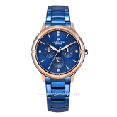 LOFOTEN F-2316L Multifunction Blue Rosegold Stainless Steel